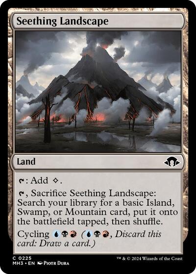 2024 Magic: The Gathering: Modern Horizons 3 (MH3) - Seething Landscape (#225, Common)
