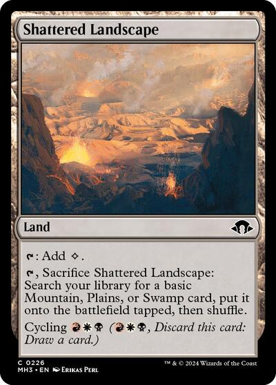 2024 Magic: The Gathering: Modern Horizons 3 (MH3) - Shattered Landscape (#226, Common)