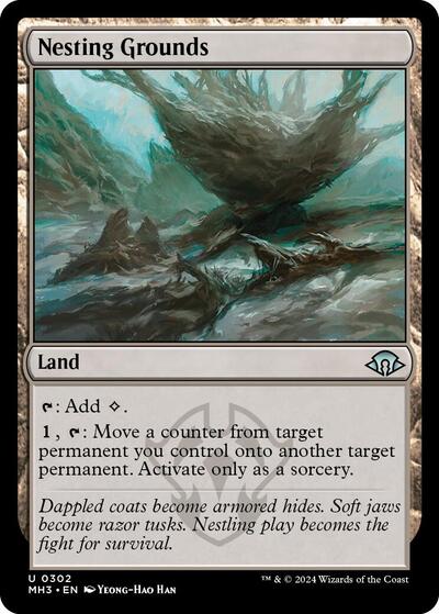 2024 Magic: The Gathering: Modern Horizons 3 (MH3) - Nesting Grounds (#302, Uncommon) (, Near Mint)