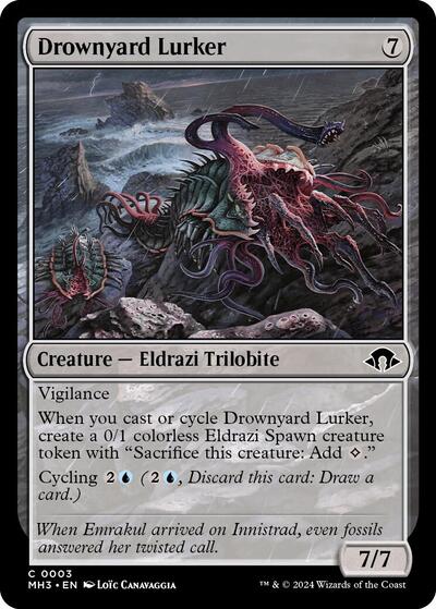 2024 Magic: The Gathering: Modern Horizons 3 (MH3) - Drownyard Lurker (#3, Common)
