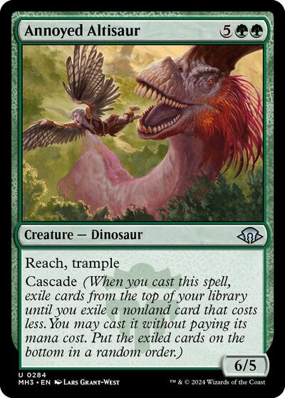 2024 Magic: The Gathering: Modern Horizons 3 (MH3) - Annoyed Altisaur (#284, Uncommon)