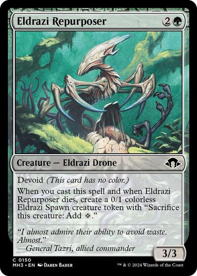 2024 Magic: The Gathering: Modern Horizons 3 (MH3) - Eldrazi Repurposer (#150, Common)