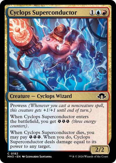 2024 Magic: The Gathering: Modern Horizons 3 (MH3) - Cyclops Superconductor (#182, Common) (, Near Mint)