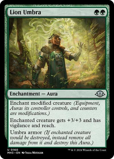 2024 Magic: The Gathering: Modern Horizons 3 (MH3) - Lion Umbra (#160, Uncommon) (, Near Mint)