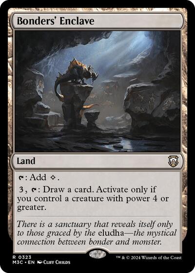2024 Magic: The Gathering: Commander: Modern Horizons 3 (M3C) - Bonders Enclave (#323, Rare) (, Near Mint)