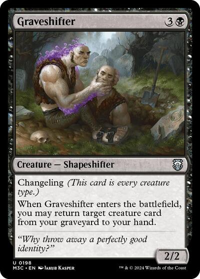2024 Magic: The Gathering: Commander: Modern Horizons 3 (M3C) - Graveshifter (#198, Uncommon) (, Near Mint)
