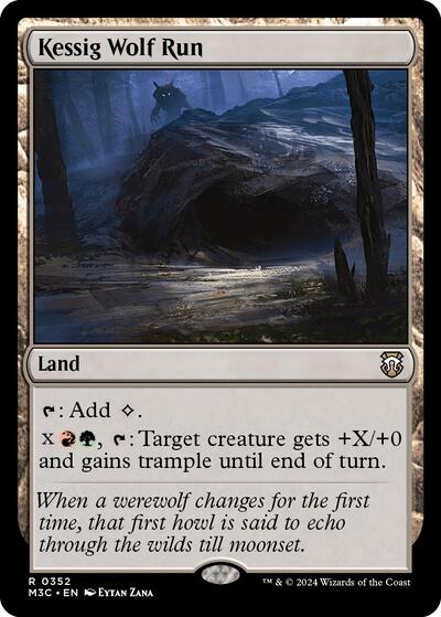 2024 Magic: The Gathering: Commander: Modern Horizons 3 (M3C) - Kessig Wolf Run (#352, Rare) (, Near Mint)