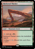 2024 Magic: The Gathering: Commander: Modern Horizons 3 (M3C) - Sheltered Thicket (#374, Rare) (, Near Mint)