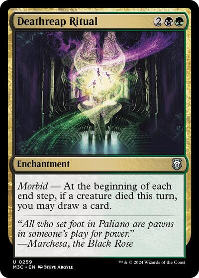 2024 Magic: The Gathering: Commander: Modern Horizons 3 (M3C) - Deathreap Ritual (#259, Uncommon) (, Near Mint)