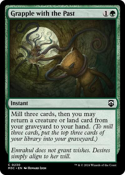 2024 Magic: The Gathering: Commander: Modern Horizons 3 (M3C) - Grapple with the Past (#230, Common) (, Near Mint)