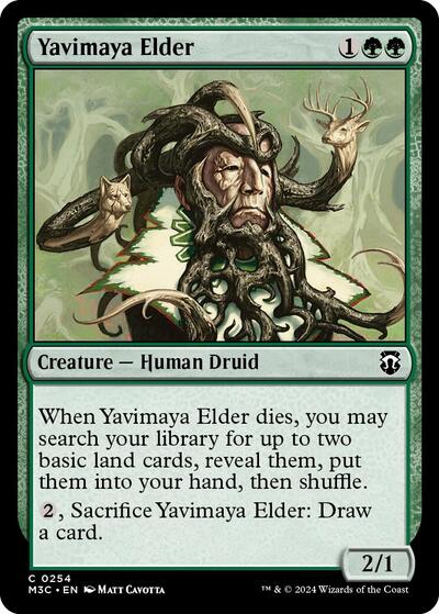 2024 Magic: The Gathering: Commander: Modern Horizons 3 (M3C) - Yavimaya Elder (#254, Common) (, Near Mint)