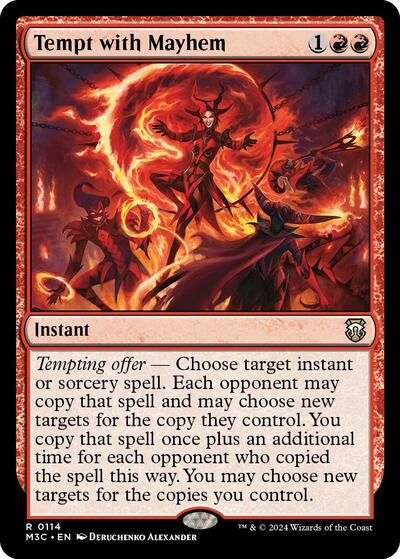 2024 Magic: The Gathering: Commander: Modern Horizons 3 (M3C) - Tempt with Mayhem (#114, Rare) (, Near Mint)