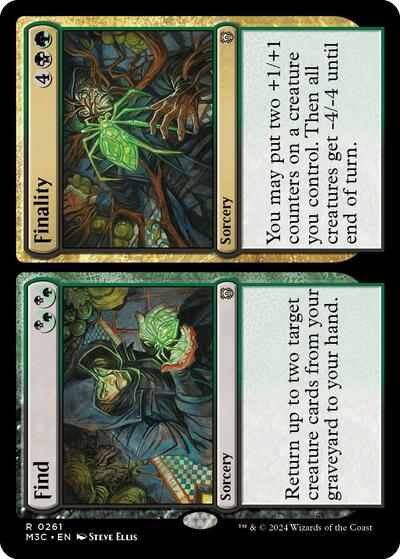 2024 Magic: The Gathering: Commander: Modern Horizons 3 (M3C) - Find Finality (#261, Rare) (, Near Mint)