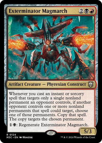 2024 Magic: The Gathering: Commander: Modern Horizons 3 (M3C) - Exterminator Magmarch (#124, Rare) (, Near Mint)