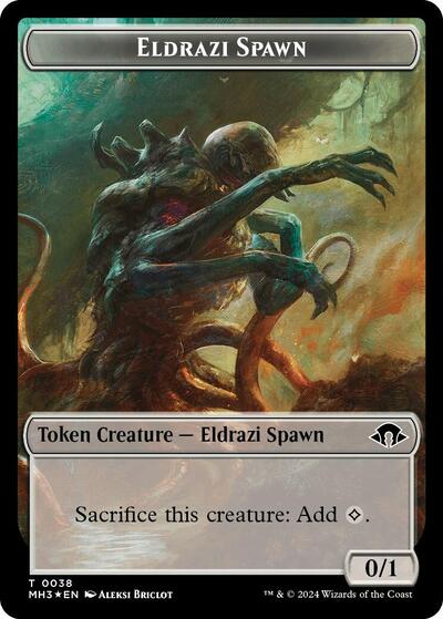 2024 Magic: The Gathering: Modern Horizons 3 (MH3) - Eldrazi Spawn Token (#2, T) (, Near Mint)