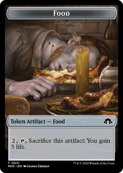 2024 Magic: The Gathering: Modern Horizons 3 (MH3) - Food Energy Reserve Double Sided Token (#31 // 36, T) (, Near Mint)