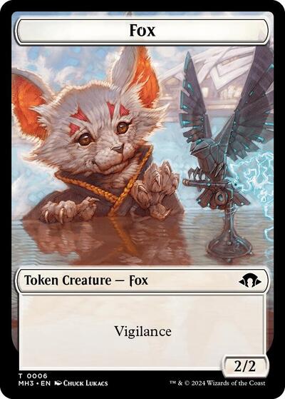 2024 Magic: The Gathering: Modern Horizons 3 (MH3) - Fox Token (#6, T) (, Near Mint)
