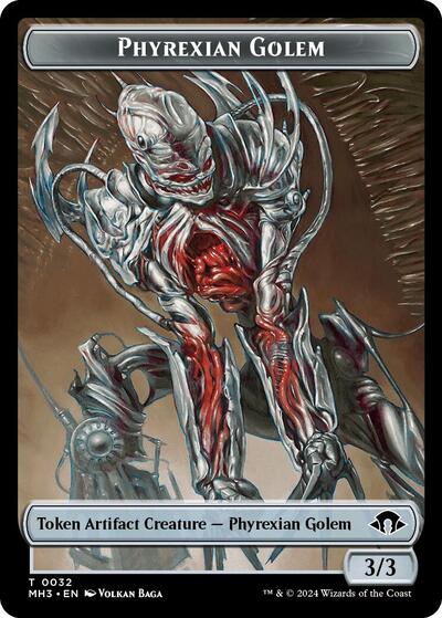 2024 Magic: The Gathering: Modern Horizons 3 (MH3) - Phyrexian Golem Token (#32, T) (, Near Mint)