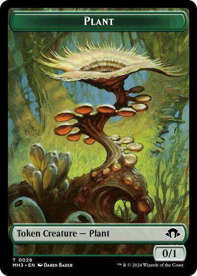 2024 Magic: The Gathering: Modern Horizons 3 (MH3) - Plant Token (#26, T) (, Near Mint)