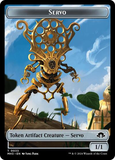 2024 Magic: The Gathering: Modern Horizons 3 (MH3) - Servo Token (#33, T) (, Near Mint)