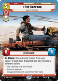 2024 Star Wars: Unlimited: Shadows of the Galaxy (SHD) - Poe Dameron Quick to Improvise Hyperspace (#422, Legendary) (, Near Mint)