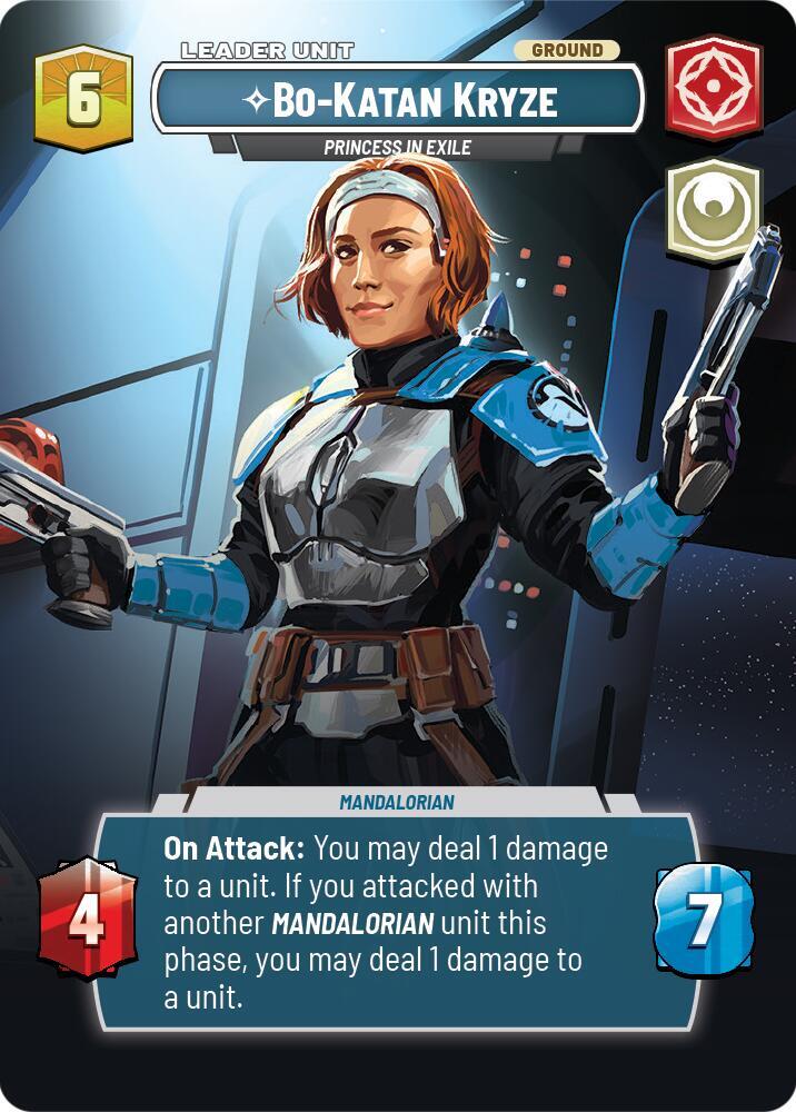 Bo-Katan Kryze - Princess in Exile (Showcase) (Back)