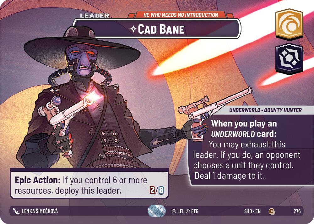 Cad Bane - He Who Needs No Introduction (Showcase) - Shadows of the Galaxy (SHD)