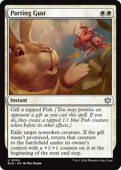 2024 Magic: The Gathering: Bloomburrow (BLB) Japanese - Parting Gust (#24, Uncommon) (, Near Mint)