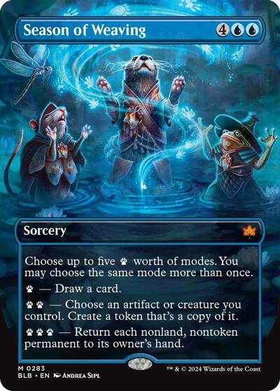 2024 Magic: The Gathering: Bloomburrow (BLB) - Season of Weaving Borderless (#283, Mythic Rare) (, Near Mint)