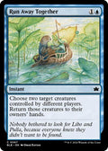 2024 Magic: The Gathering: Bloomburrow (BLB) Japanese - Run Away Together (#67, Common) (Foil, Near Mint)