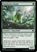 2024 Magic: The Gathering: Bloomburrow (BLB) Japanese - Sunshower Druid (#195, Common) (Foil, Near Mint)