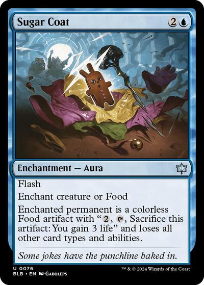 2024 Magic: The Gathering: Bloomburrow (BLB) Japanese - Sugar Coat (#76, Uncommon) (, Near Mint)