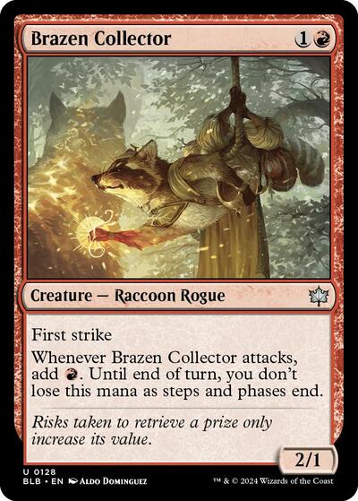 2024 Magic: The Gathering: Bloomburrow (BLB) - Brazen Collector (#128, Uncommon) (Foil, Near Mint)