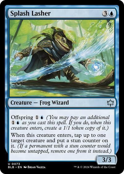 2024 Magic: The Gathering: Bloomburrow (BLB) - Splash Lasher (#73, Uncommon) (, Near Mint)