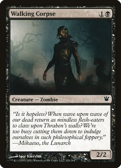 2011 Magic: The Gathering: Innistrad (ISD) - Walking Corpse (#126, Common) (Foil, Near Mint)