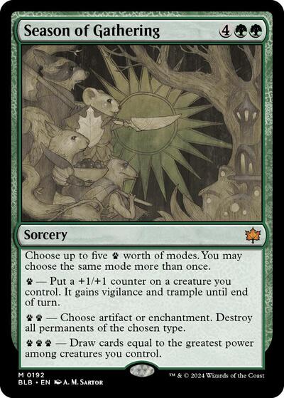 2024 Magic: The Gathering: Bloomburrow (BLB) Japanese - Season of Gathering (#192, Mythic Rare) (Foil, Near Mint)