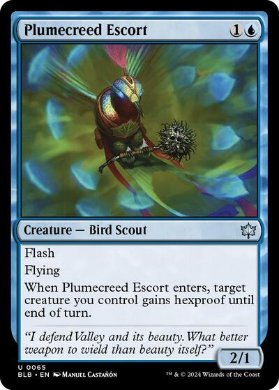 2024 Magic: The Gathering: Bloomburrow (BLB) - Plumecreed Escort (#65, Uncommon)