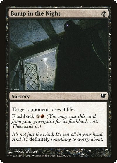 2011 Magic: The Gathering: Innistrad (ISD) - Bump in the Night (#92, Common) (, Near Mint)