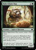 2024 Magic: The Gathering: Bloomburrow (BLB) Japanese - Bakersbane Duo (#163, Common) (, Near Mint)