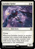 2024 Magic: The Gathering: Bloomburrow (BLB) Japanese - Jackdaw Savior (#18, Rare) (, Near Mint)