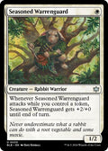 2024 Magic: The Gathering: Bloomburrow (BLB) Japanese - Seasoned Warrenguard (#30, Uncommon) (Foil, Near Mint)