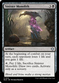 2024 Magic: The Gathering: Bloomburrow (BLB) Japanese - Sinister Monolith (#113, Uncommon) (, Near Mint)