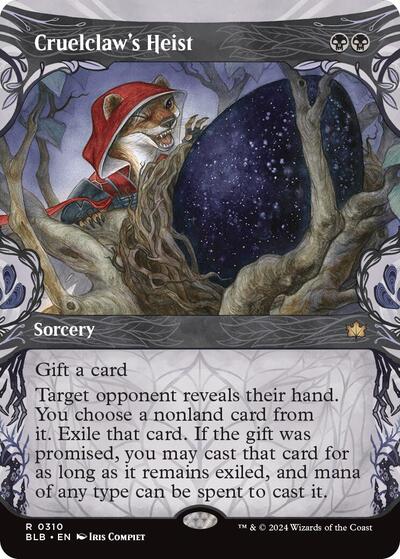 2024 Magic: The Gathering: Bloomburrow (BLB) - Cruelclaws Heist Showcase (#310, Rare) (, Near Mint)