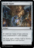 2024 Magic: The Gathering: Commander: Bloomburrow (BLC) - Arcane Signet (#127, Common) (, Near Mint)