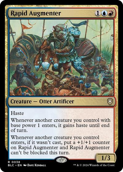 2024 Magic: The Gathering: Commander: Bloomburrow (BLC) - Rapid Augmenter (#38, Rare) (, Near Mint)