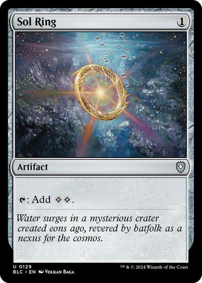 2024 Magic: The Gathering: Commander: Bloomburrow (BLC) - Sol Ring (#129, Uncommon) (, Near Mint)