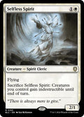 2024 Magic: The Gathering: Commander: Bloomburrow (BLC) - Selfless Spirit (#153, Rare) (, Near Mint)