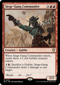 2024 Magic: The Gathering: Commander: Bloomburrow (BLC) - Siege Gang Commander (#202, Rare) (, Near Mint)
