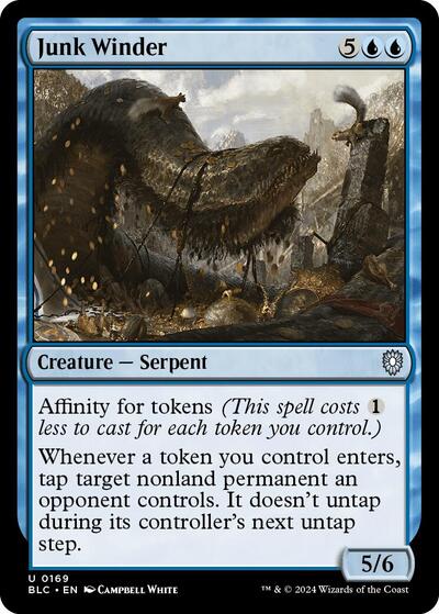 2024 Magic: The Gathering: Commander: Bloomburrow (BLC) - Junk Winder (#169, Uncommon) (, Near Mint)