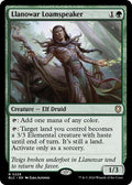 2024 Magic: The Gathering: Commander: Bloomburrow (BLC) - Llanowar Loamspeaker (#228, Rare) (, Near Mint)